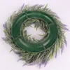 Guirlande de fleurs artificielles soie lavande couronne romantique style frais décor de désherbage pour les têtes prendre photo mode produit unique Y200104