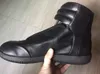 Nowe buty Leahter Designant Sneaker Luxury Man Hight Casual Shoes High Top Men Outdoor Flats Boots 38-46 z pudełkiem