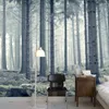 3D behang moderne persoonlijkheid bos boomstam natuur muurschildering woonkamer slaapkamer cafe eenvoudige interieur home decor 3D muurschilderijen