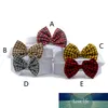 Cute Pet Dog Bow Tie Moda Cute Dog Cat Pet Puppy Bow Tie Krawat Kołnierz 5 Kolory Magiczne Naklejki Krawat Bawełniane Dostawy