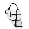 Double Sides Sublimation Grid Tote Bag Blank White DIY Heat Transfer Sudoku Shopping bag Gridview Frabic Reusable Storage Handbag F102001