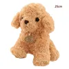 18 25 cm chien caniche en peluche jouet mignon Animal en peluche poupée jouet enfants pour cadeau de noël pour kids1187R