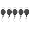 5pcs Retractable And Extendable Keychain Multifunctional Snap Key Holder270j