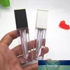 50pcs 4ml/4.5ml Empty Lip Gloss Tube DIY Plastic Elegant Liquid Lipstick Container Square Lipgloss Lip Balm Bottle