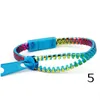 Fidget Zipper Bracelet Cell Phone Straps Zippé Décompression Poignet Bande Jouets Anti-Stress Autisme Anxiété Réducteur Réutilisable