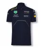 F1-T-Shirt mit kurzen Ärmeln und Revers, POLO-Shirt 2024, lässige Teamuniform. Die Formel-1-Rennuniform im gleichen Stil kann individuell angepasst werden