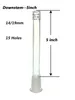 Vattenpipa delar och tillbehör i glas Downstem 14/19 mm diffusor med 15 hål 3-5,5 tum DS003(LK)