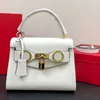 حقيبة الكتف Women Handbag حقيبة حمل Crossbody الأزياء سهلة سلسة جلدية حقيقية قفل قفل قفل القفل أعلى الأجهزة Hasp rem279i