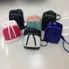 バックパック2021キャンディーカラー夏のゼリーバックパック防水PVCスクールバッグプラスチックシリコン女性ショルダーガールズS Lサイズ0461