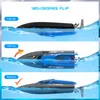 EACHINE EB02 RC bateau télécommande bateau 2.4G 4CH moteur haute vitesse jusqu'à 30 + KPH pour piscine et lac 40 minutes temps d'utilisation bateau jouets