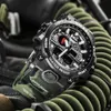 Relojes deportivos para hombres Cool Shock Resistente al agua Reloj Reloj Hombre 1545D Camuflaje Military Sport Watch Men 2021