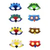 12 Stijl Superhero Kostuum Kaap Masker Set Macaw en Uil Leuke Vogels Dier Cosplay Kinderen Kind Topkwaliteit Verjaardag Geschenken Party Gunsten Kerstmis Halloween