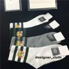 Designesr Mens Womens Sock Embroideryカジュアルティガー秋の純粋な綿スポーツ編み暖かい冬の男性レターファッションソックスギフトボックス256f