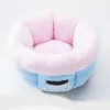 猫のベッド家具クラウドネスト冬のベッドウォームハウスアンチバイティング柔らかく快適な綿の丸い丸い丸い1
