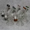 14mm Female Mini Glass Bong Water Pipes Pyrex Oil Rigs hookah dab Rig with quartz banger for Smoking