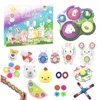 Calendario del conto alla rovescia Giocattoli pasquali Mini Feel Fidgety Stress Relief Giocattoli per adulti Regalo per bambini