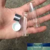 50 pcs 22x65mm Glass Bottles With Silver Color Plastic Screw Cap DIY 14 ml Empty Storage Bottles Candy Jars Gifts