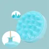 14 styles Massage Brush Bath Brushes Washing Hair Scalp Scrub Air Cushion Silicone Shampoo Combs Cleaning Bathroom Accessories by sea T9I001770