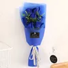 FAIS FAVURE FAVOIR LE MARIAGE ARTIFICIAL SOAP ROSE CARNATION BOUQUET BOUQUET BOUQUET FLORES ANNIVERS D'ANNIVERS DE NOOLION DE NOËL Valentines Valentines Cadeau Home Decor à la main 7pcs