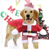 لوازم عيد الميلاد الكلب الملابس عيد الميلاد ملابس الحيوانات الأليفة القط الملابس القطنية الخريف والملابس الشتوية المسنين إلك سنو XD24034