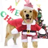 Vestiti per cani di Natale Articoli per animali di Natale Vestiti Vestiti di cotone per gatti Vestiti autunnali e invernali Anziani Alce Neve XD24034