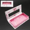 3Dミンクのまつげのパッケージボックスの偽まつげの大理石の正方形包装空のまつげボックスケースのまつ毛箱の包装