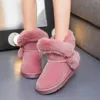 Children's Winter Girls Children Snow Plus Velvet Baby Boys Cotton Warm Shoes Kids Boots LJ201201