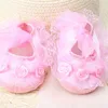 First Walkers Colorful Baby Girl Shoes Fascia per capelli in pizzo con fiore principessa 0-12M1