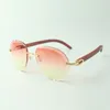النظارات الشمسية الكلاسيكية 3524027 مع نظارات الأسلحة الخشبية الطبيعية الأصلية، المبيعات المباشرة، الحجم: 18-135 مم