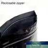100PCS Black Opaque Color Self Sealing Plastic Bags Lightproof Poly Zipper Pouches Zip Lock Storage Bags Free Shipping
