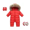 -30 stopnia Rosja zima odzież dziecięca w dół kurtka dla dziewczynka ubrania ubrania dla dzieci kombinezon chłopiec odzież wierzchnia płaszcze zagęścić snowits lj201017