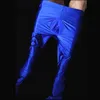 Sexy Hommes COCkring U Poche Convexe Bas Ouvert Fermer Manches Bas Serrés Sheer Brillant Brillant Collants Collants Bonbons Couleur F321