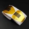 50 stücke Goldene Nail art Tipps Verlängerung Forms Guide U Hufeisenförmige Acryl UV Gel DIY Nagel Werkzeug Für Maniküre8074011