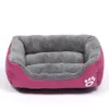 Square Soft Large Mat Dog Baskets Autumn Winter Nest Waterproof Bottom Cats Cushion Warm Pet Supplies Bed Linen 201223