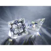 Ädelstenar moissanit stenar 3,5 mm till 10mm d färg vvs1 prinsessan klippa lösa pärlor diamant för kvinnor bröllop ring smycken