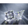 Real Precious Stone Moissanite Gemstones Princess Cut 1CT-5CT Lab Grown Diamonds Test Positiva Certifierade lösa pärlor för smycken