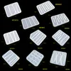 DIY Hair Pin Casting Mold Set Kit Innehåller 30 stycken Hair Clip 5 Silikonhartsformar Smycken Formar Epoxi Resin Hairpin Forms HHA3487