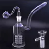 Mini Toro Vidro Bongs PERC Tubos Estados Base Pequena Água Dab Rigs De Petróleo Bongo Com Tabaco Tigela