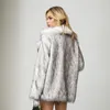 Autumn Winter Women Coats Fashion Big Bang Down Collar Fluffy Hairy Wary Sutwear Chaqueta femenina Seartwear