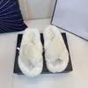 Mujer Diseñador de lujo Cinturón de terciopelo Zapatilla antideslizante Borde ancho Chanclas de cuero genuino negro Férula Zapatos de playa Giuseppe Zanatoli Sandalia plana ancha para dama con caja 35-41