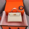 مع Box Classic Designer Women Handbag Shoulder Bag Style Mini Strap Crossbody Tote Purse High Quality جلد أصلي نخيل طباعة 12 لونًا