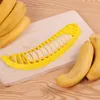 Gadgets Plastic Slicer Cutter Fruit Vegetable Salad Maker Cooking Tools Kitchen Cut Banana Chopper TLY022