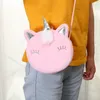 Fashion Girls Shoulder Bags Cute Unicorn Plush Messenger Bag Kids Keys Coin Purse Princess Mini Handbag