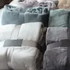 Flannel Fleece Pink King Queen Size Bed Cover Blanket for Bed Sofa Couch Cobertor Para Inverno Mantas De Cama 201113