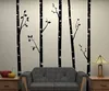 5 grands bouleaux avec des branches autocollants muraux pour enfants chambre amovible art mural baby nursery wall décalants citations d641b 2012011563619