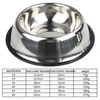 Stainless Steel Dog Cat Bowl Non-slip Pet Feeder Pet Bowl Pets Supplies Cat Food Bowl Pet Dog Accessories VTKY2332