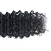 Indian Deep Wave Virgin Hair Bündel unverarbeitete indische tiefe Welle lockiges menschliches Haarverlängerungen Gaga Queen8053406