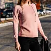 Suéter de mujer de invierno cálido grueso de alta calidad Moda de punto Jersey suave Jumper Otoño Suéter femenino Top T200319