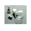 50pieces 12 25mm Round Ball Glass Vial Pendant Screw Cap No Glue Miniature Wishing Glass Bottle Necklace Pendant O jllRMp354w