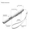 Rechargeable LED Flashlight Pen light MINI Torch Cool white + warm white lights With USB charging cable Used for camping, doctors